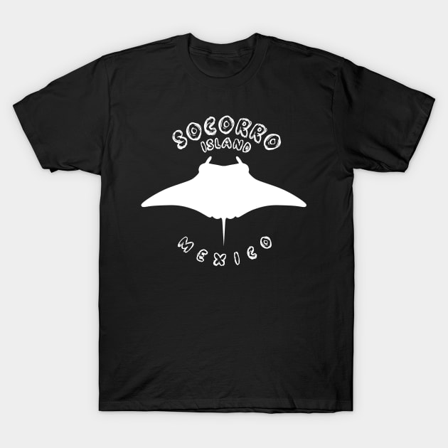 Swimming with Manta Rays at Socorro Island T-Shirt by TMBTM